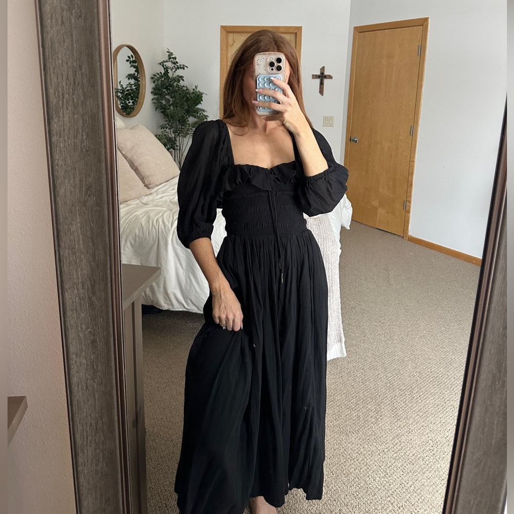 Free People Black Women's Dress